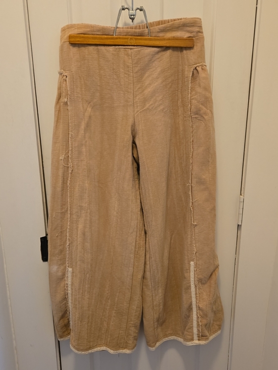 POL Pants - POL Linen Cotton Ultra Wide-Leg Pants Size M